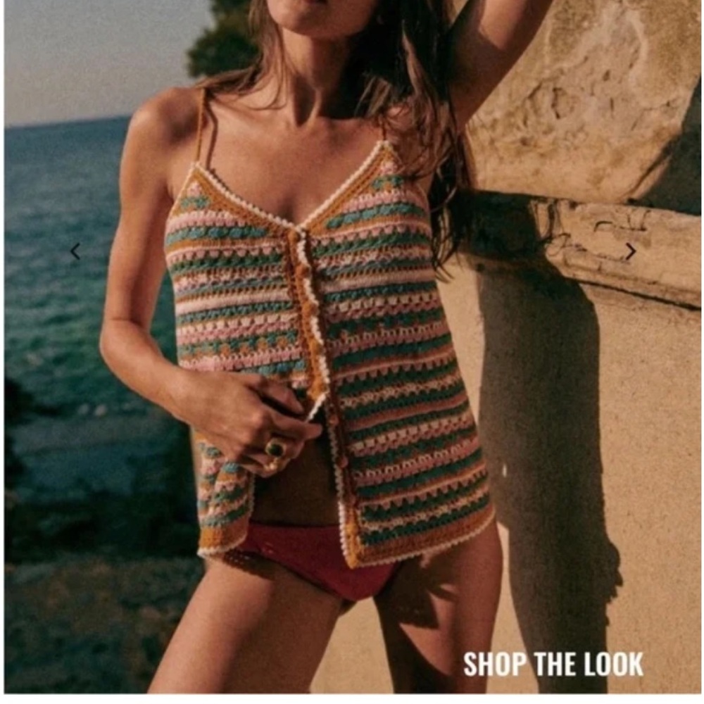 Sezane Gea Knit Top